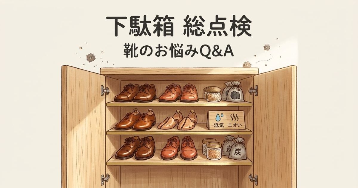 梅雨明け後の下駄箱総点検術｜カビ・湿気を残さない収納リセット