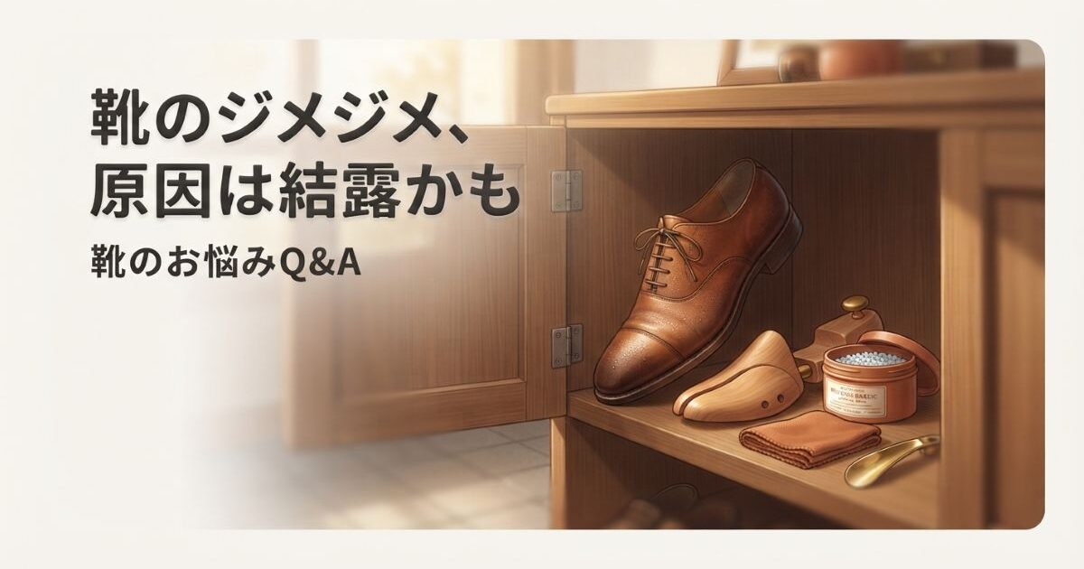 靴が蒸れるのは季節の変わり目のせい？汗と結露の違いと対策