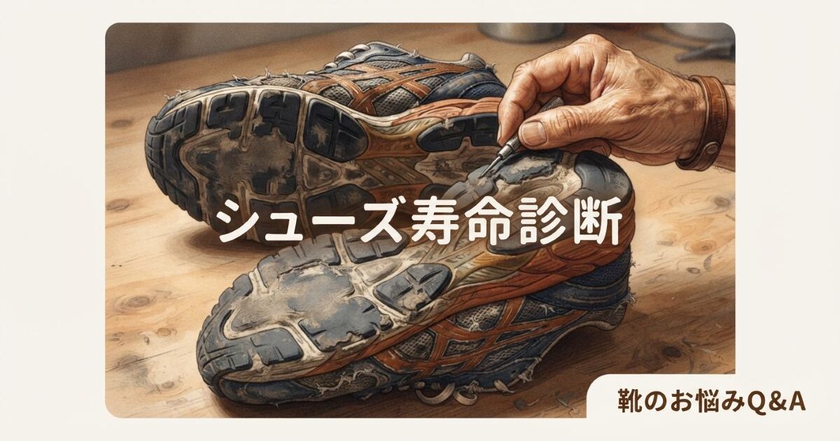 ランニングシューズ寿命診断｜秋マラソン前の寿命目安とローテーション術